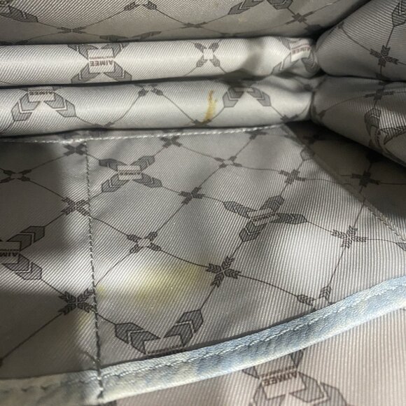 Aimee Kestenberg Leather Blue Tie-Dye Western Buckle Handbag/ Shoulder Bag - Picture 9 of 10